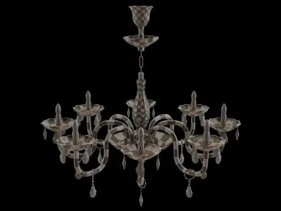 classic chandelier luster Free 3D model