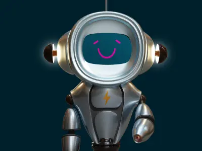 3D Robot Character 3D model