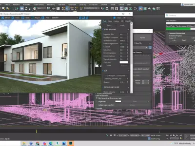 House design 3D model 2