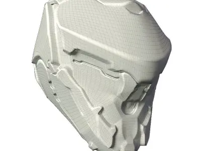 Si-Fi Helmet 3D model