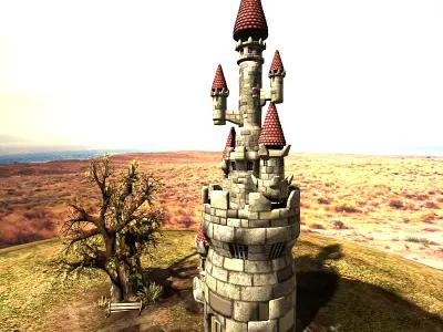 Citadel castle 3D model