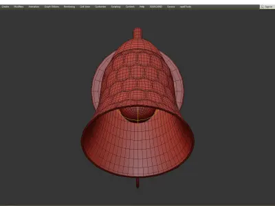 De City monika Low-poly 3D model