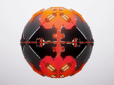 PBR Sci-Fi Spaceship Texture 03 FREE SAMPLE Free low-poly 3D model