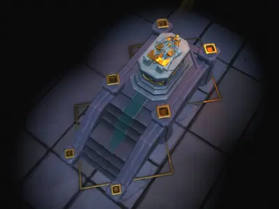 Kings Grave Low-poly 3D model