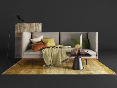 BoConcept Nantes Sofa Set 3D model