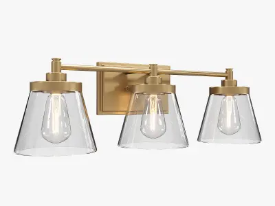 Hinton Bath Vanity Wall Light Collection 3D Model Pack