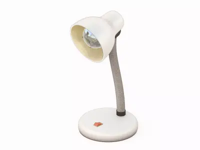Desk Lamp Low-poly 3D model 11