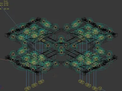 Satellite City Objects - Road 22 3D model