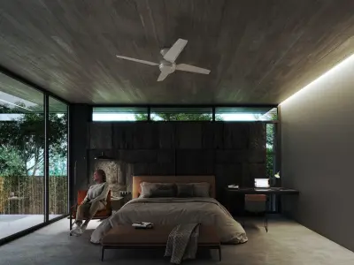 Minimal Forest House scene 3D model