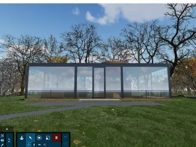 Glass House Lumion 10 Rendering 3D model