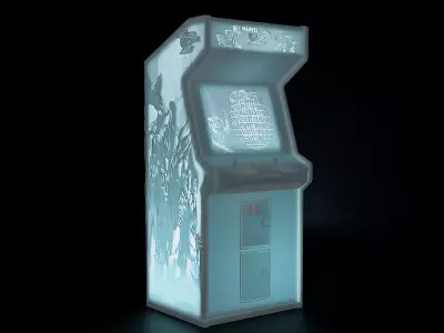 Marvel vs Capcom 2 Arcade Cabinet with Lithophane 3D print model