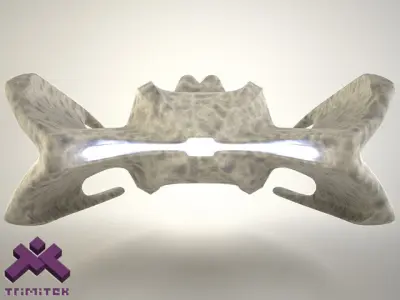 Alien Spaceship - small escape pod 3D model