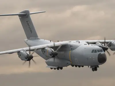  Airbus A400M Atlas Turboprop Military Transport Aircraft 