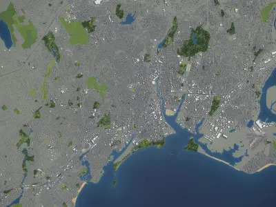Bridgeport  Low-poly 3D model