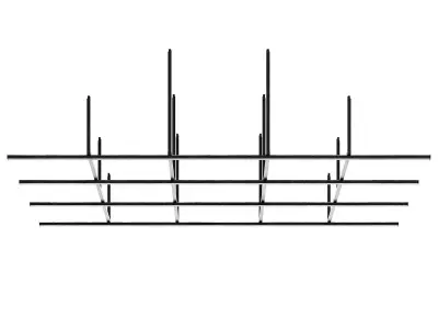 Factory Ceiling Beams 3D model