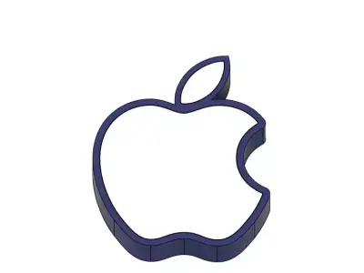 Apple marquee light 3D print model