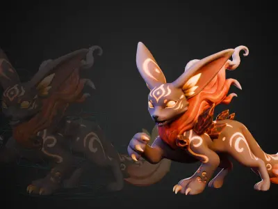  Fire Elemental Beast 