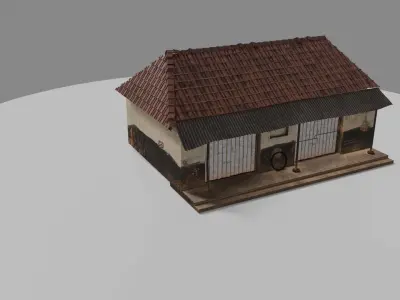Night Street 3D model buy