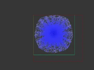 Realistic Water Fountain Loop Animation 11 3D model