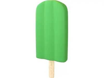 Ice Lolly v2 005 Low-poly 3D model