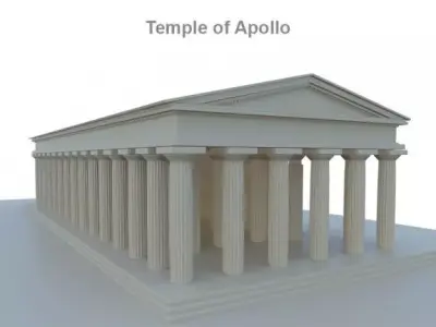 Temple of Apollo 3D model