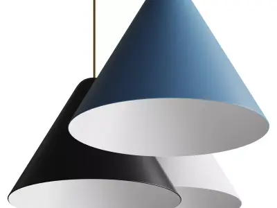 DAVIDE GROPPI SOTTOSOPRA Hanging lamp 3D model