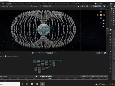 Alpha Earth planet 2  3D model