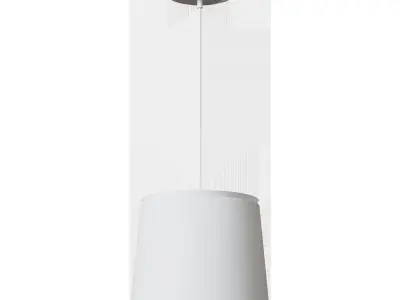 Savoy white chandelier base 3D model