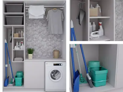 Loundry room 3D model