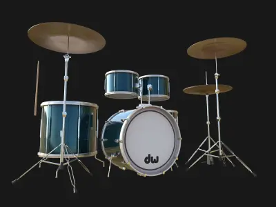Drum Set 3D model