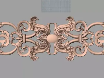 3D carved model furniture 3D design used for artcam aspire E810 3D model