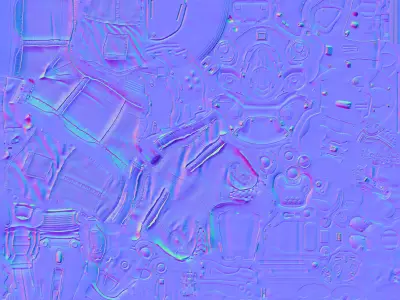 Dolrio sci-fi Female Robot Character 3D model