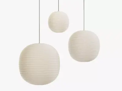 Lantern Pendant Three Sizes 3D model