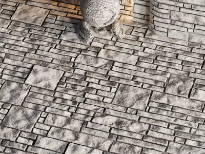 H87 Slate Stone - PBR - 4K - Seamless Texture