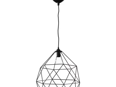 BRUNSTA  HEMMA Pendant lamp black30 cm 3D model
