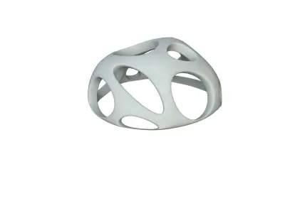 SciFi Cube Object No 46823 Low Poly Shape Low-poly 3D model