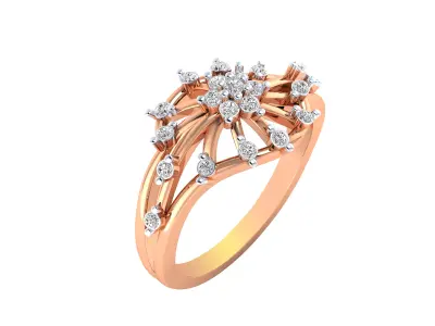  Women Ring Render 3dm STL MTL SLC JCD OBJ FBX Details 3D print model 53