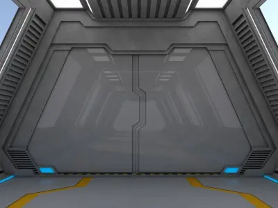 Sci Fi Interior 3D model