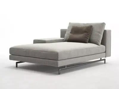 Sherman Chaise Longue 3D model