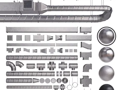 Ventilation System 2 3D model