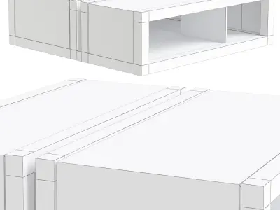 Natevo CONTINUUM Low-poly 3D model