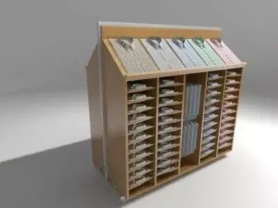 Shirt Display Unit 3D model