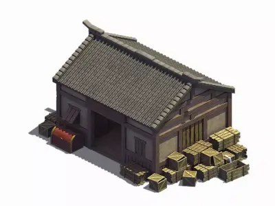Small - Warehouse 02 3D model