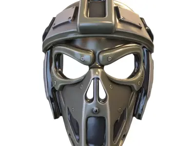 helmet military Low-poly 3D model
