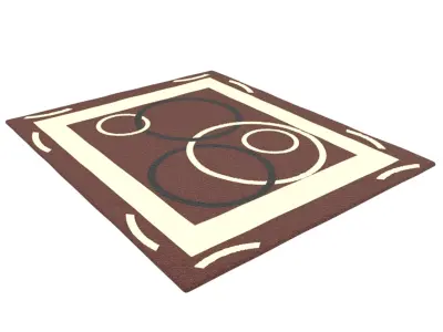 Rug carpet interior 3D model