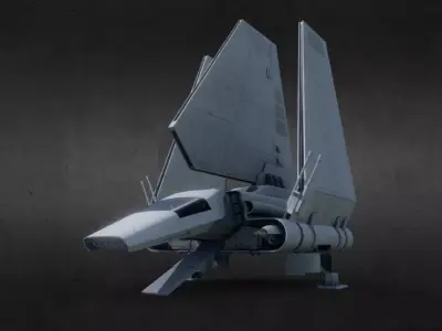 Star Wars - Imperial Lambda Shuttle 3D model