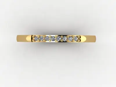 Ring - Gold - Silver 3D print model