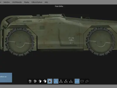 Aliens APC Carrier 3D model