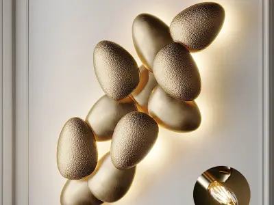 Conor Elegant Wall Sconce by Jainsons Emporio 3D model