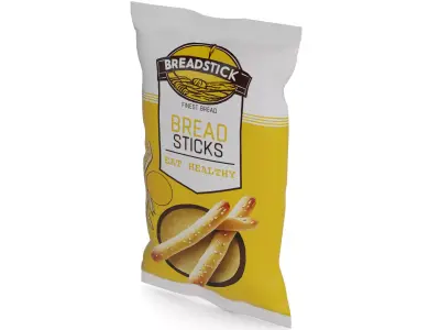 Breadsticks Breadsticks Low-poly 3D model